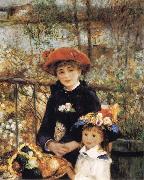 Pierre-Auguste Renoir On the Terrace oil painting artist